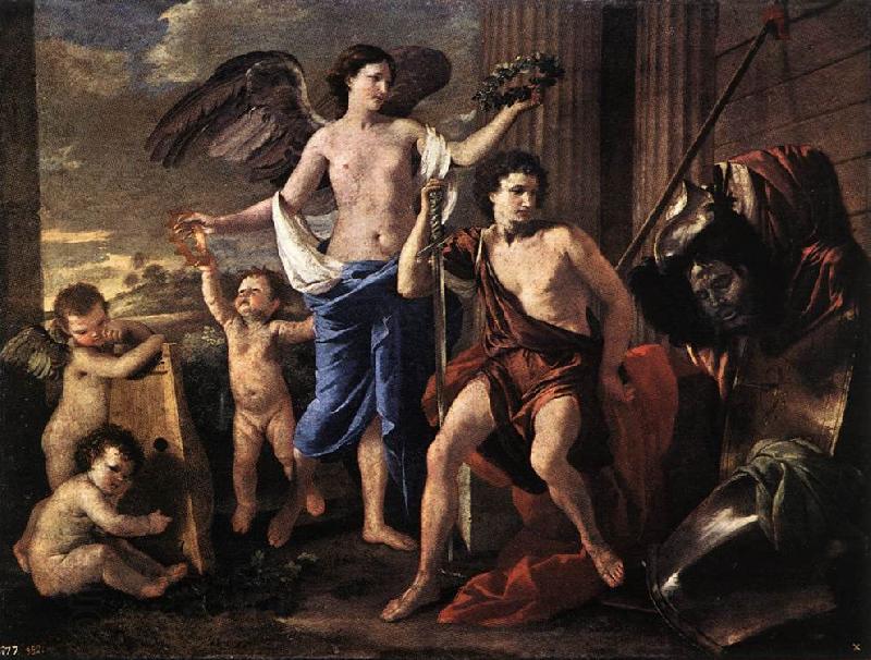 Nicolas Poussin Victorious David 1627 Oil on canvas China oil painting art